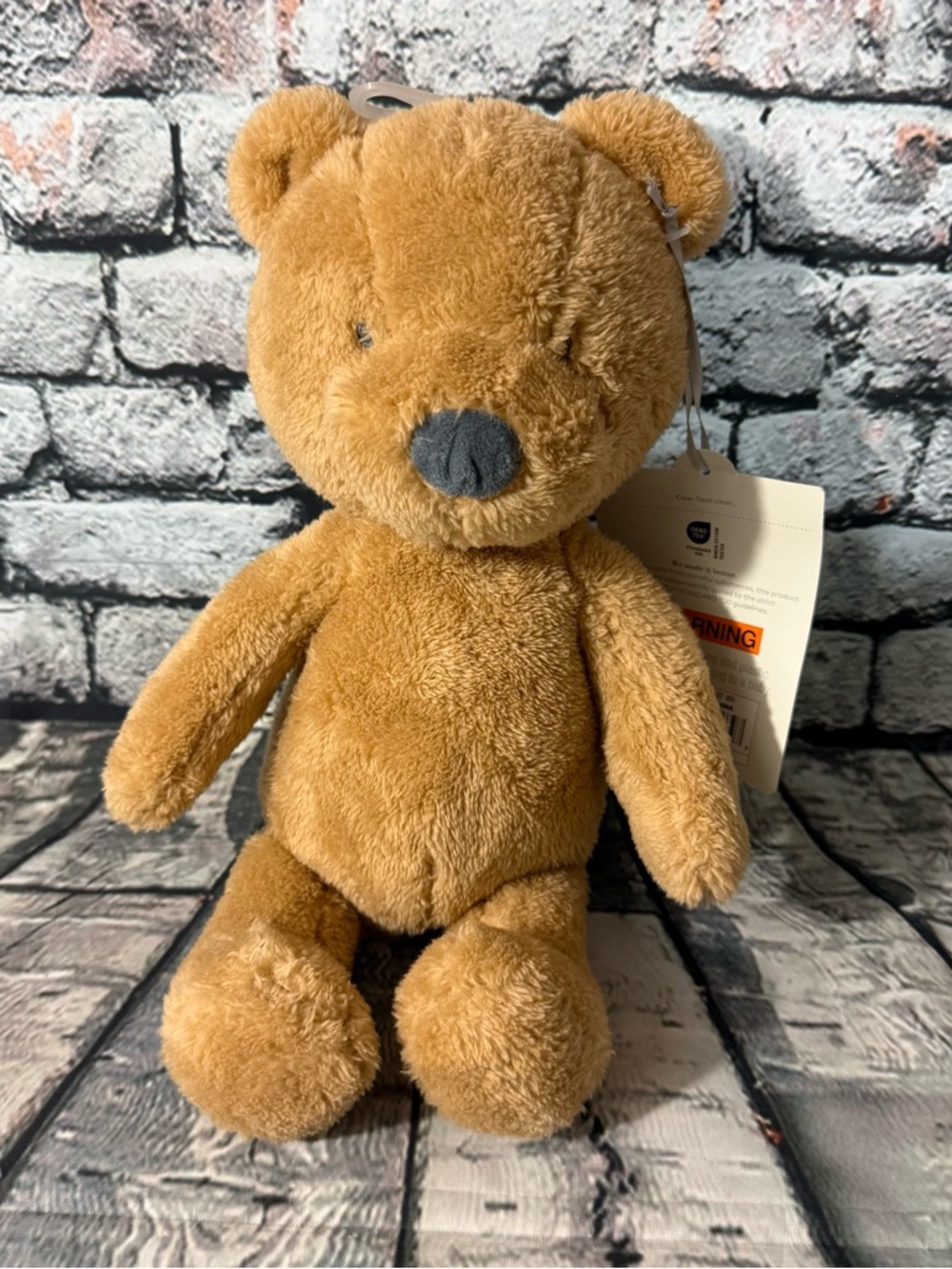 Cloud Island 12” Bear Plush Cuddle Toy With Grey Nose NWT (PL-21)